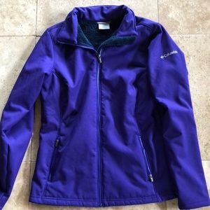 large purple columbia jacket